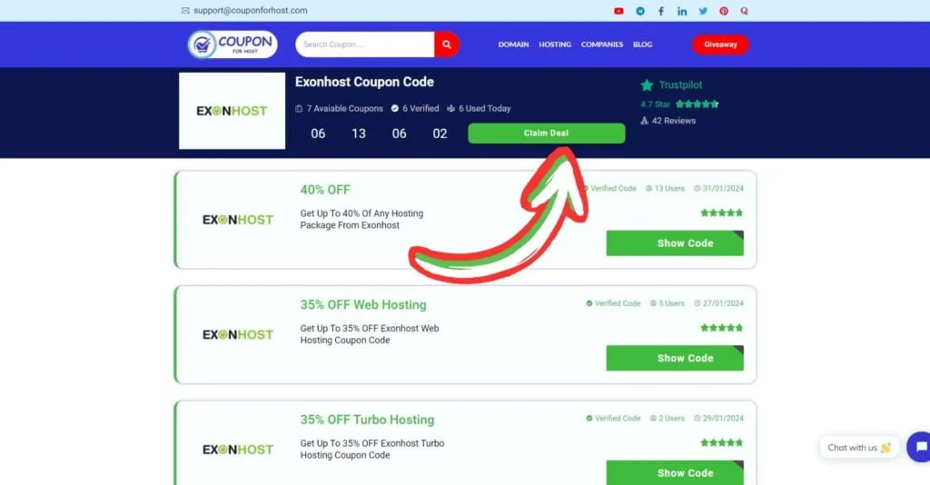Exonhost Coupon Code