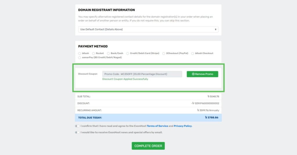 Exonhost Coupon Code Use The Coupon Code