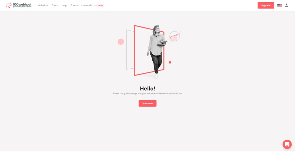000webhost welcome page