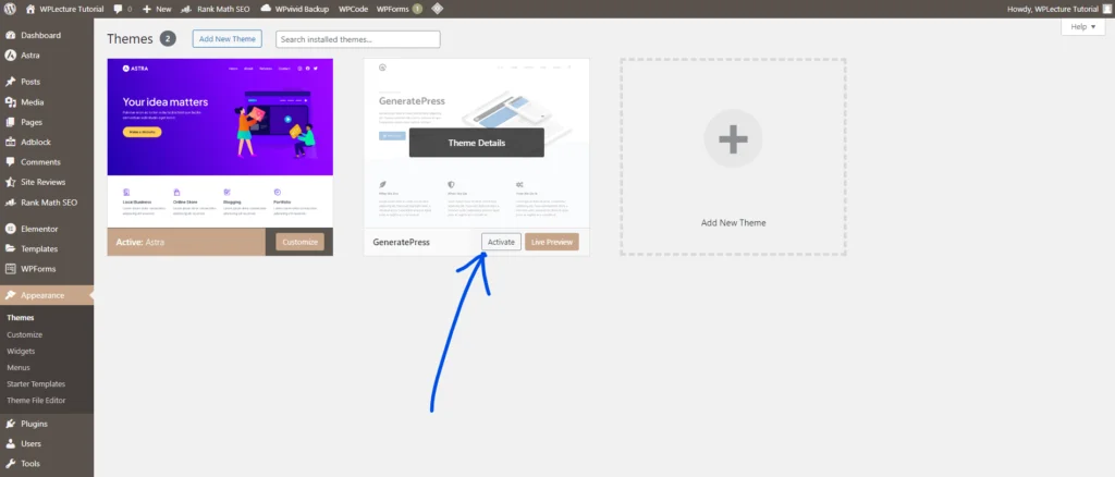How To Install WordPress Theme In Hostinger Activate Theme