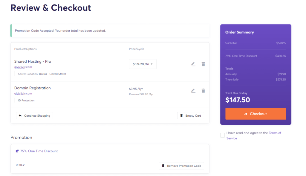 Chemicloud Coupon Code Coupon code applied