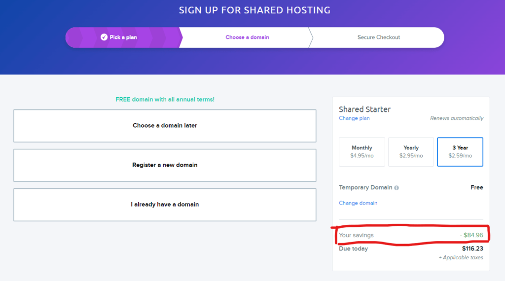 Dreamhost Coupon Code Dreamhost discount applied