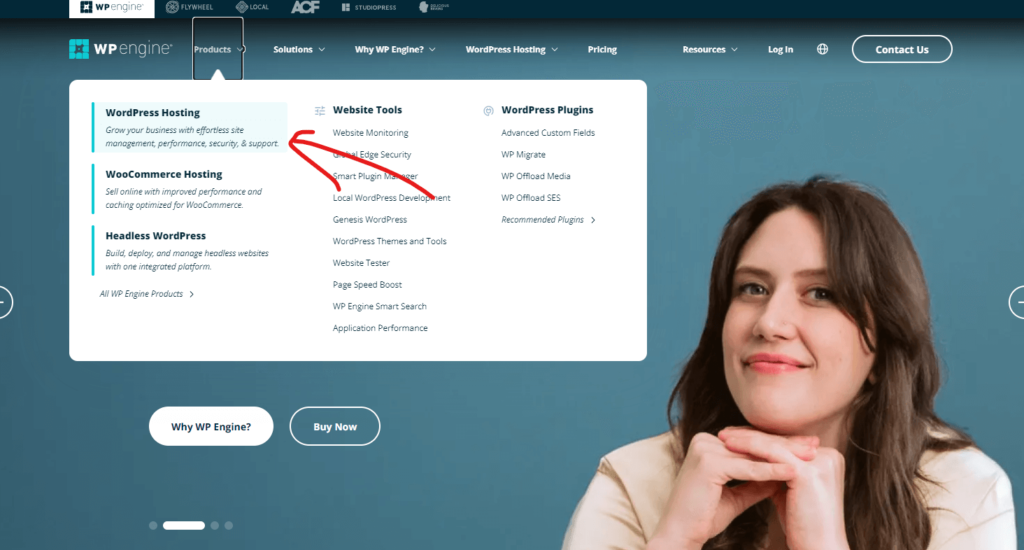 WP Engine Coupon Code WPEngine Home Page