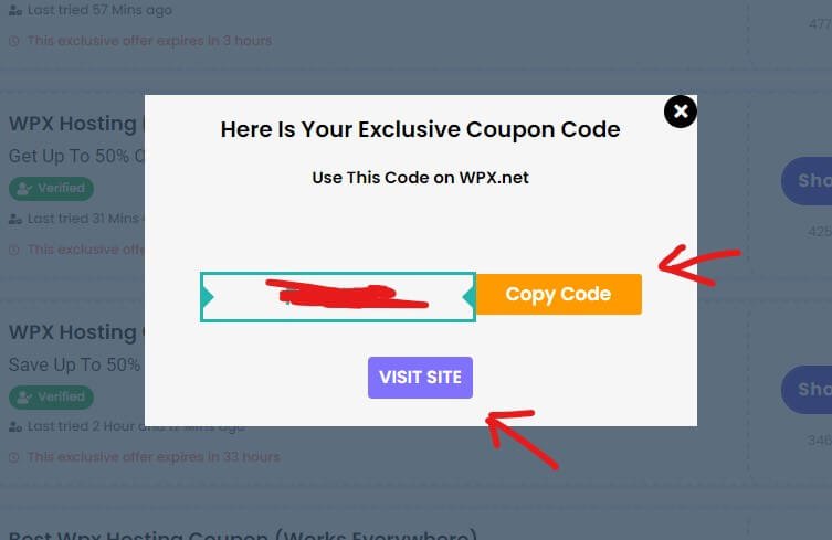 WPX Hosting Coupon Code WPX Coupon code reveal