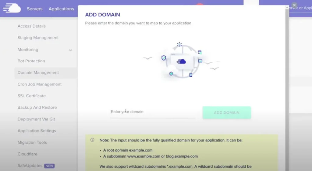 Add Domain Name