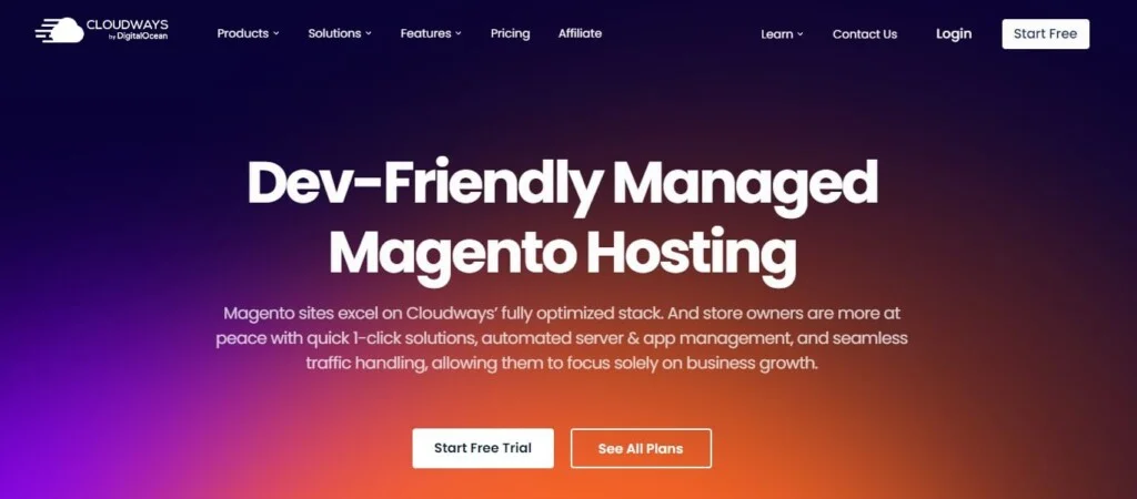 Cloudways Magentor Hosting plan