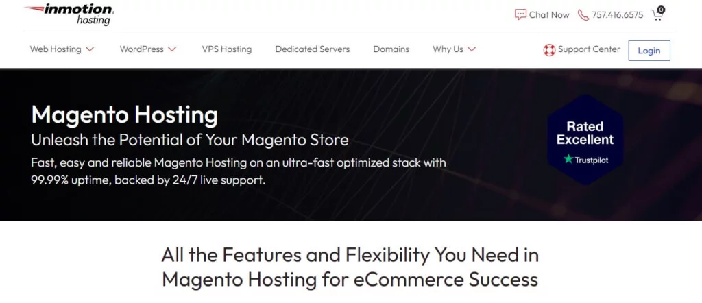 InMotionHosting magento plan