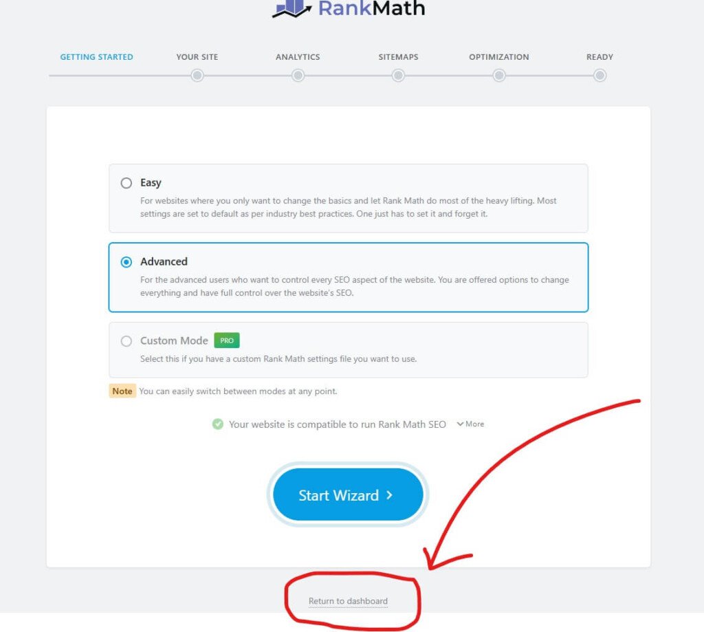 How to Rank Higher On Google Using RankMath SEO Plugin Return to Dashboard