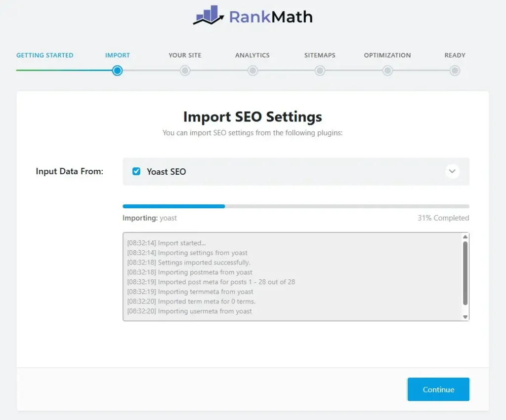Import from Yoast SEO